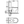 SANIKB TC-7310 two-piece toilet dimension drawing, 640 × 370 × 780 mm