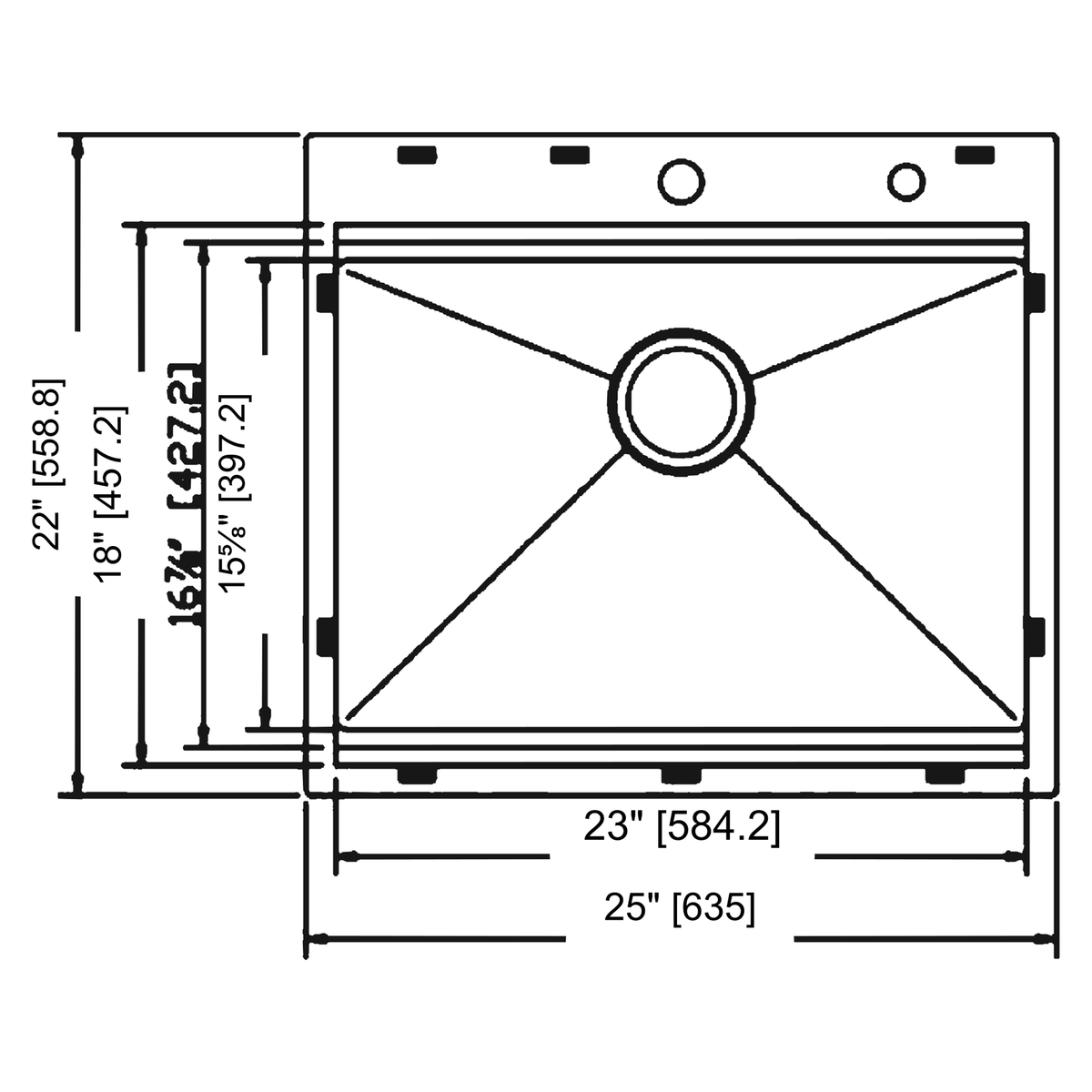 SANIKB TW2522 dimension drawing