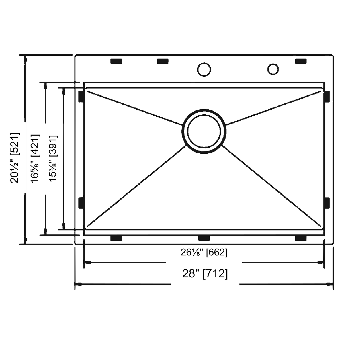 SANIKB TW2820 dimension drawing