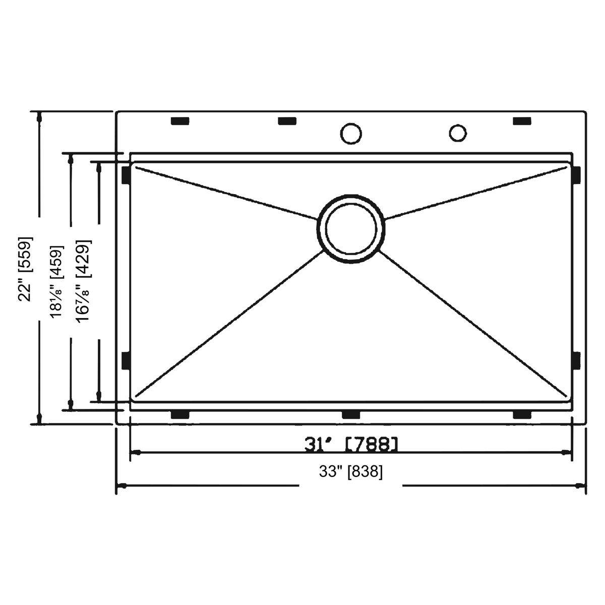 SANIKB TW3322 dimension drawing
