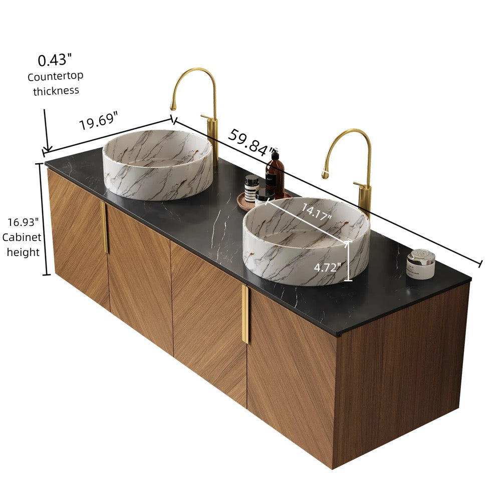 SANIKB ARAI 60 inch Oak factory configuration reference with dimensions