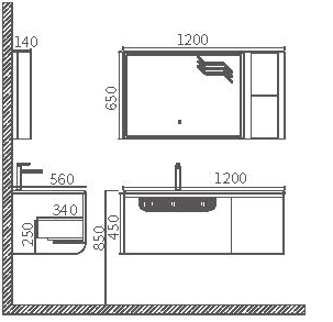 LD-3819 original factory dimensional drawing