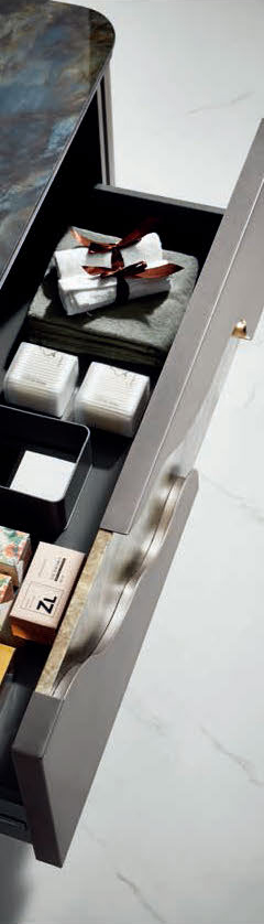 LD-3955 original open drawer and handle detail
