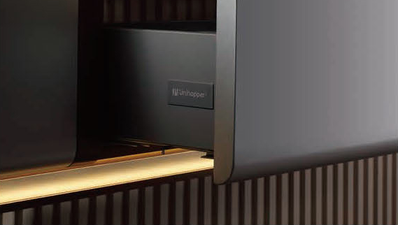 LD-5371 open drawer-side and lower lighting detail