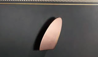 LD-5372 original copper leaf ornament detail