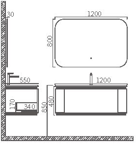 LD-5375 original factory dimensional drawing