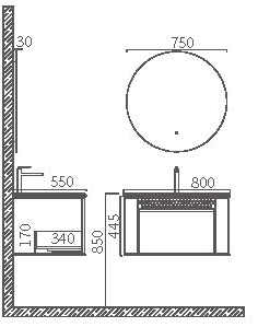 LD-5385 original factory dimensional drawing