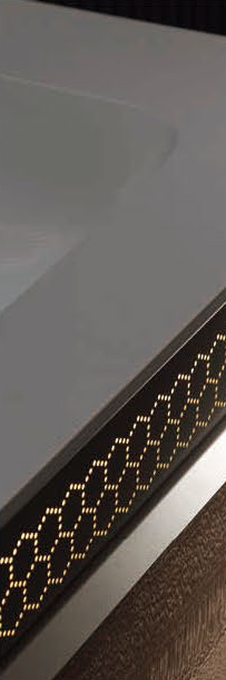 LD-5385 basin edge and decorative trim detail