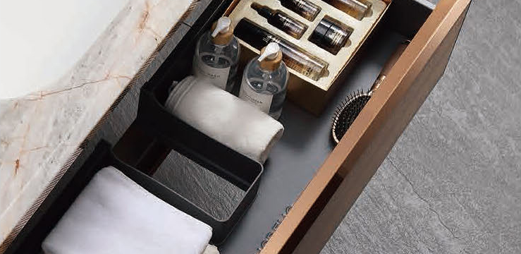LD-5386 drawer organizer and handle detail