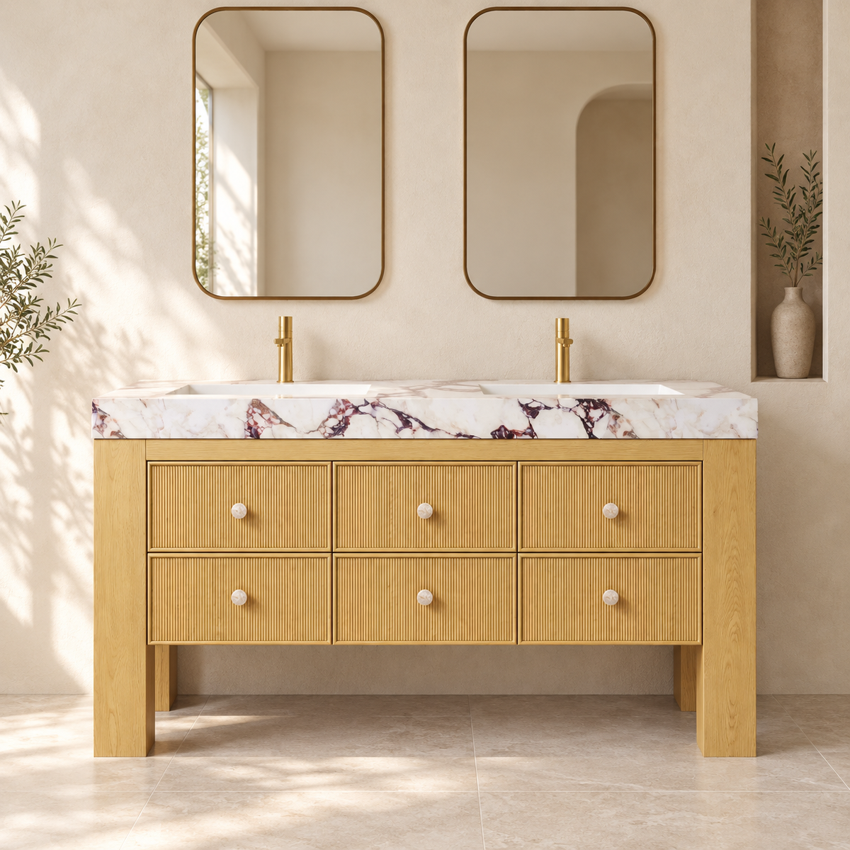 SANIKB LONIS bathroom vanity in an illustrative bathroom setting