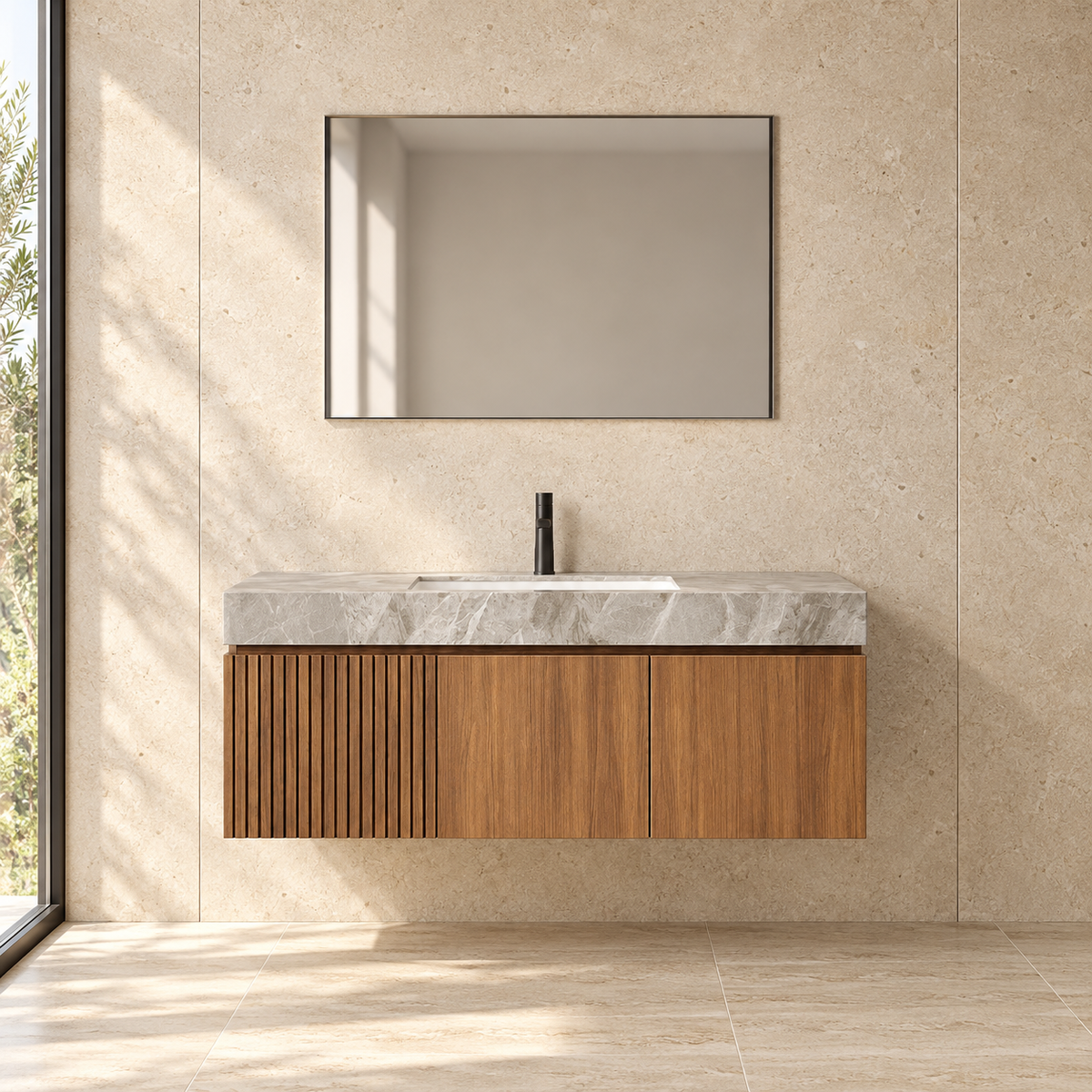 SANIKB MURI bathroom vanity in an illustrative bathroom setting