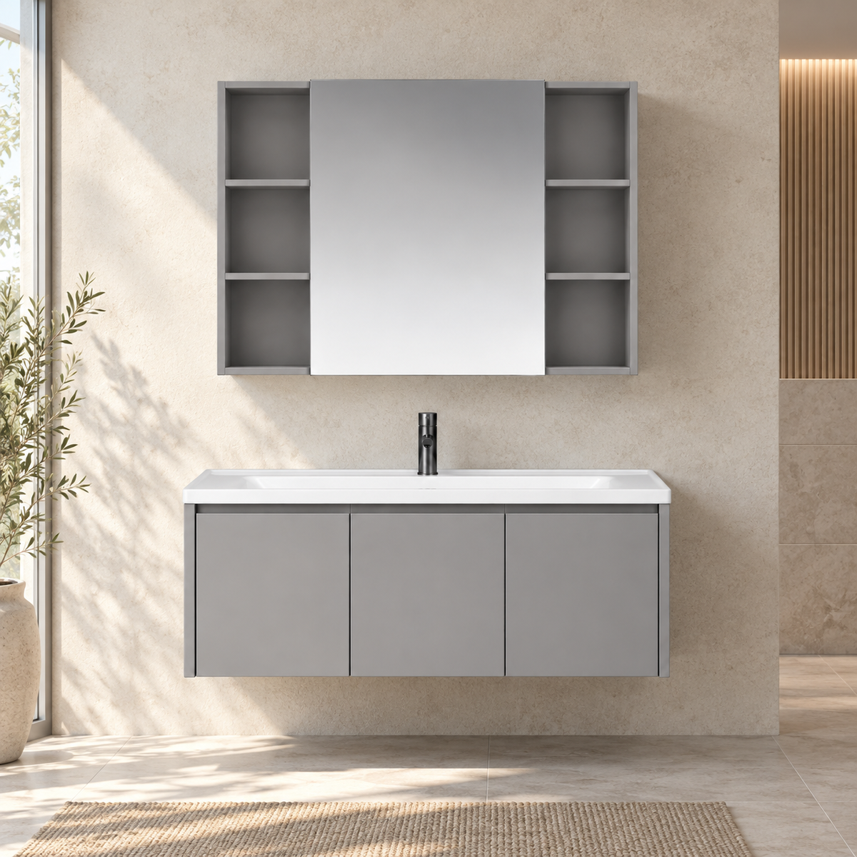 SANIKB NB-501-900 vanity in an illustrative bathroom setting