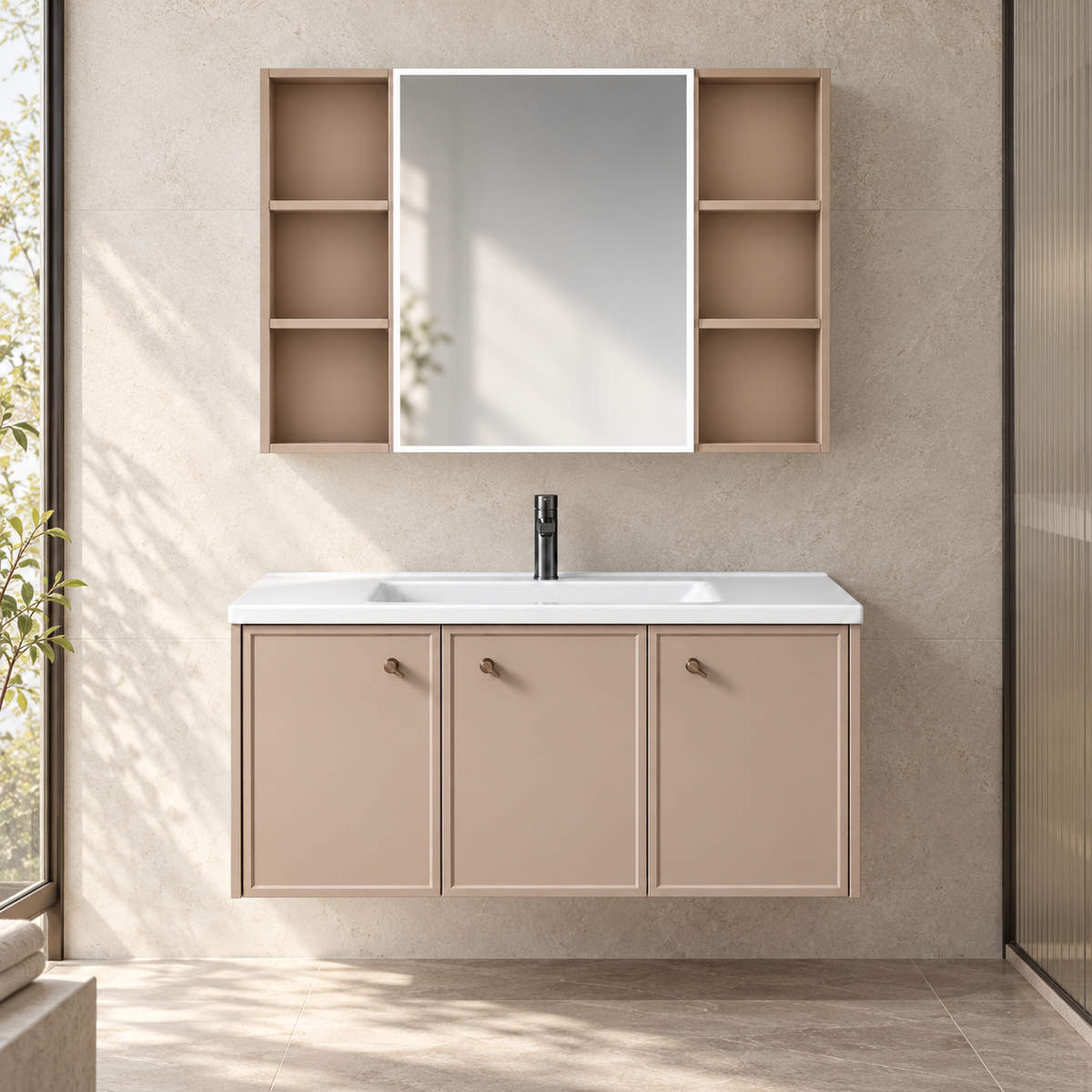 SANIKB NB-502-1000 vanity in an illustrative bathroom setting