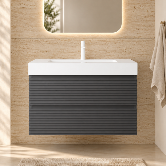 SANIKB VENO bathroom vanity in an illustrative bathroom setting