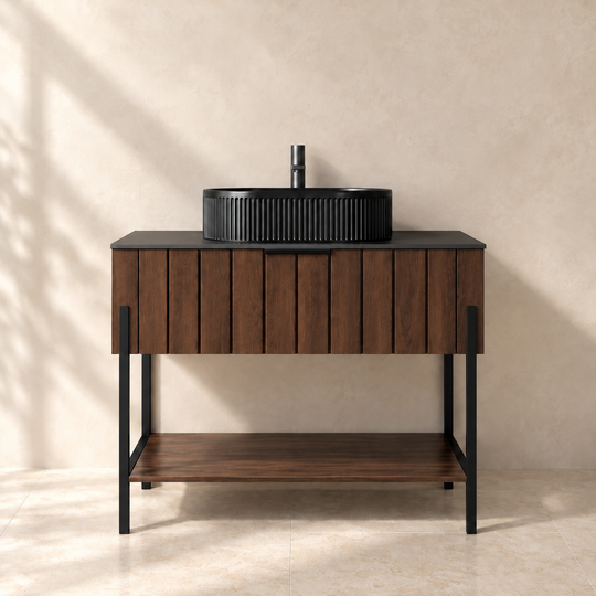 SANIKB ZENO bathroom vanity in an illustrative bathroom setting