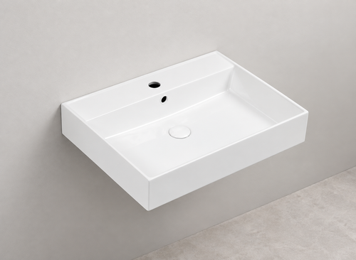 SANIKB D562 white wall-mounted ceramic basin