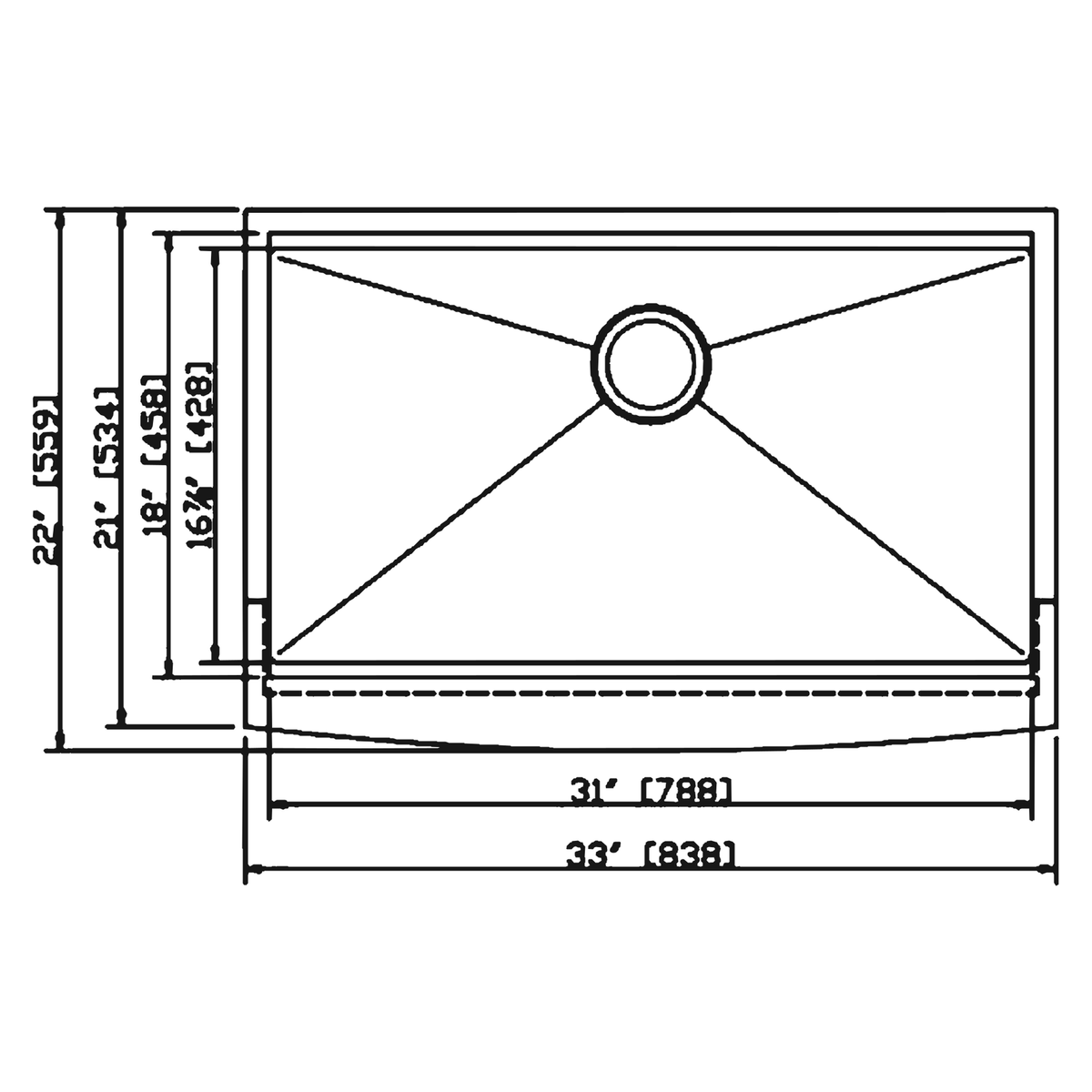 SANIKB WF332010R-NANO dimension drawing