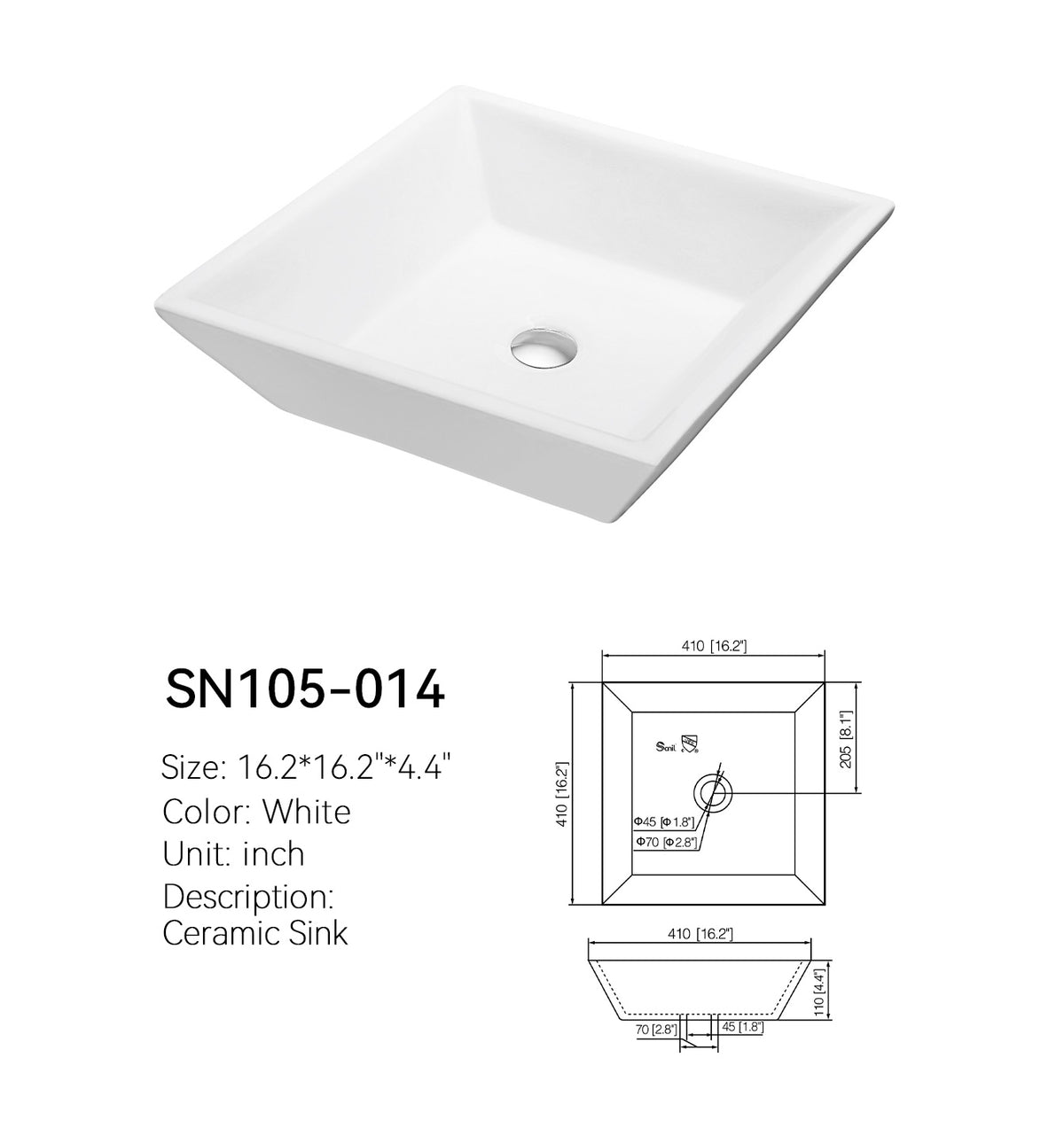 SN105-014 Art Basin
